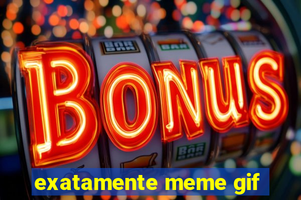 exatamente meme gif